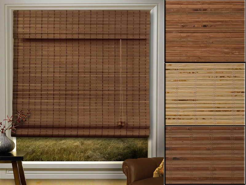 60x170cm estores para ventana miel persianas de bambu Estores Basic persianas enrollables para el interior.