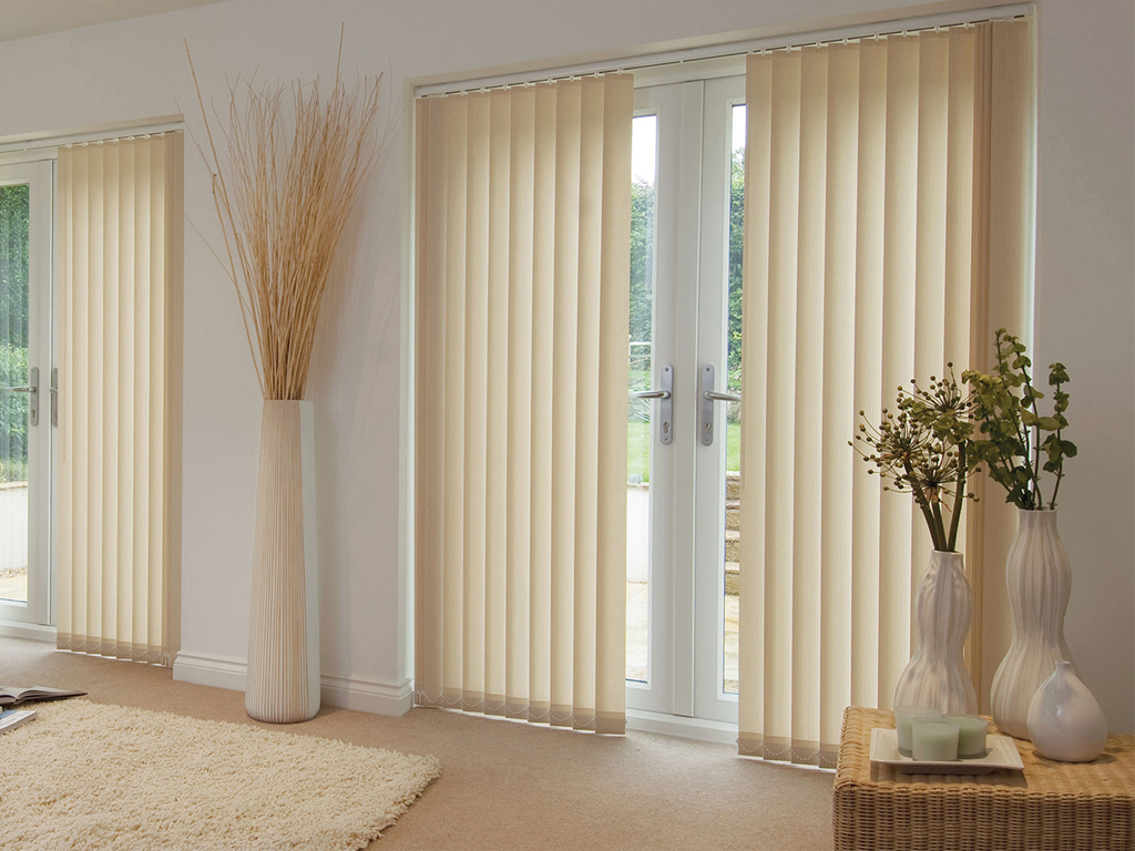 Persiana Verticales de PVC Y Tela Home Land
